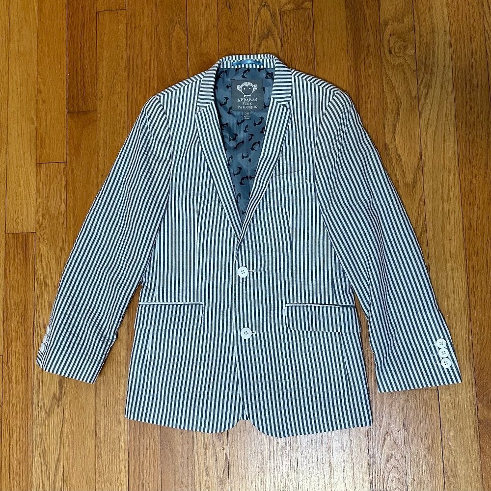 Appaman Seersucker Sport Jacket Boy's Size 10